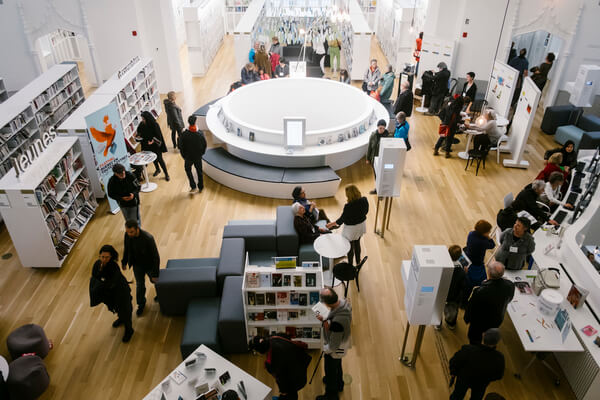 Journées portes ouvertes pour l’inauguration de la Maison de la littérature. Photo : Renaud Philippe