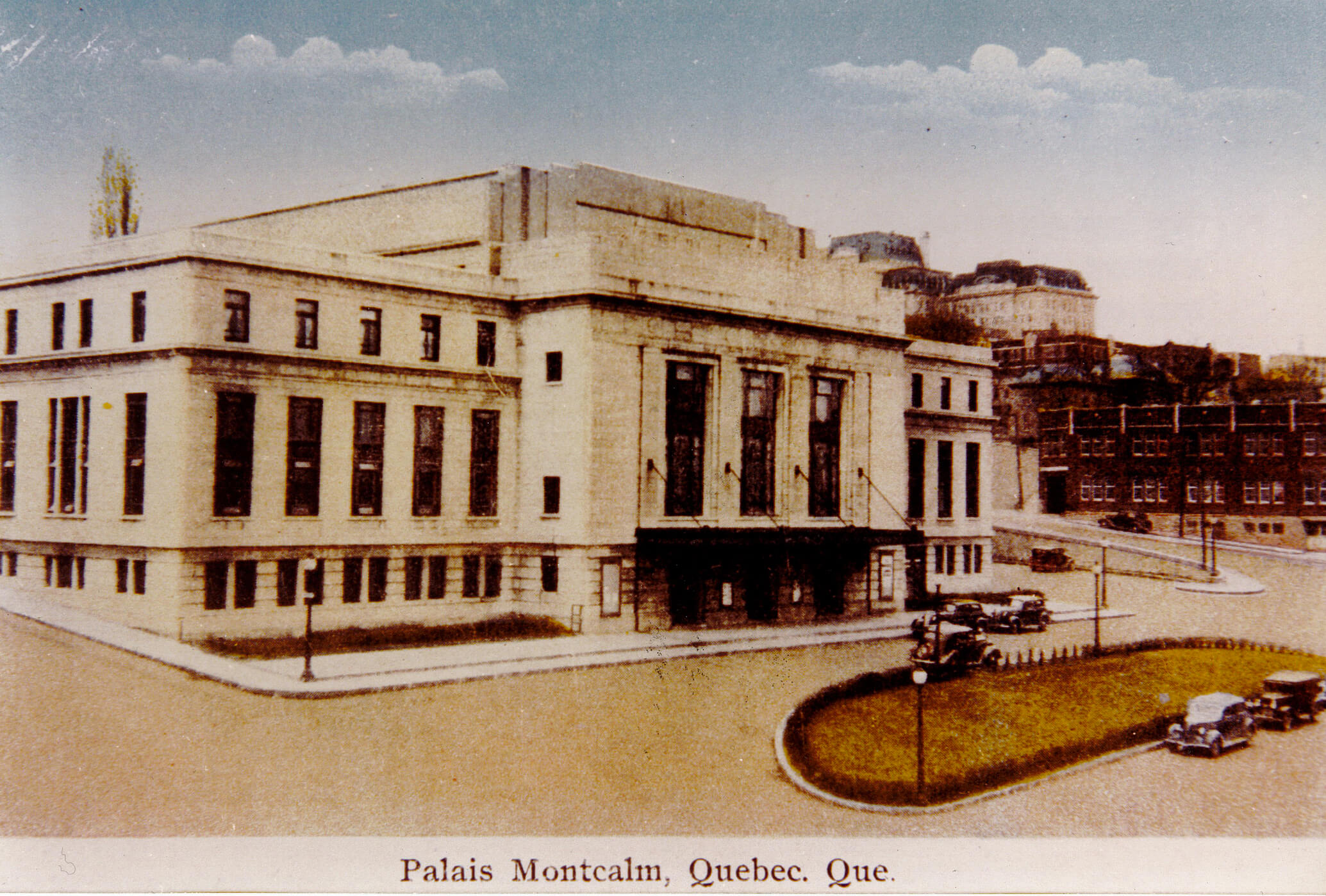 Palais Montcalm, Québec, Que - (carte postale), [après 1932]. Archives de la Ville de Québec, N011166